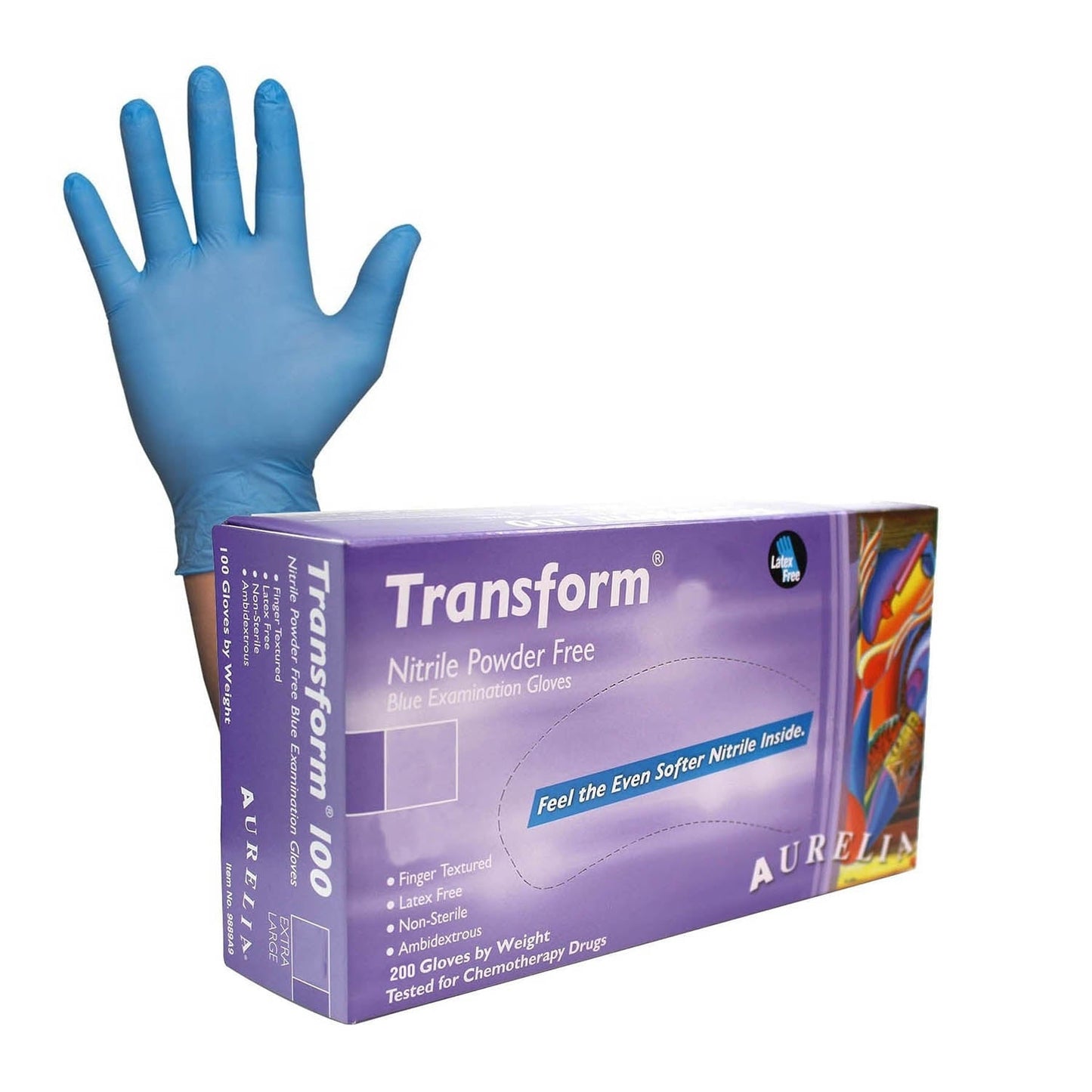 Aurelia Transform Nitrile Examination Gloves - Pack of 200