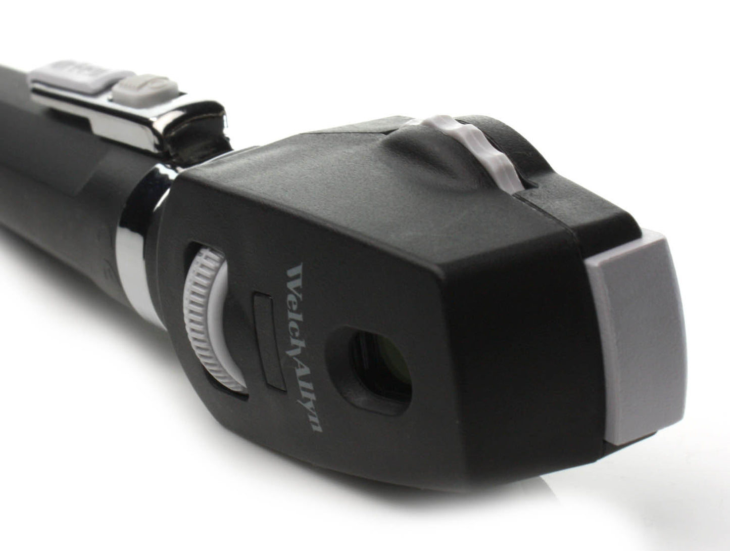 Welch Allyn Pocket Plus LED Ophthalmoscope - Black with Handle & Soft Case