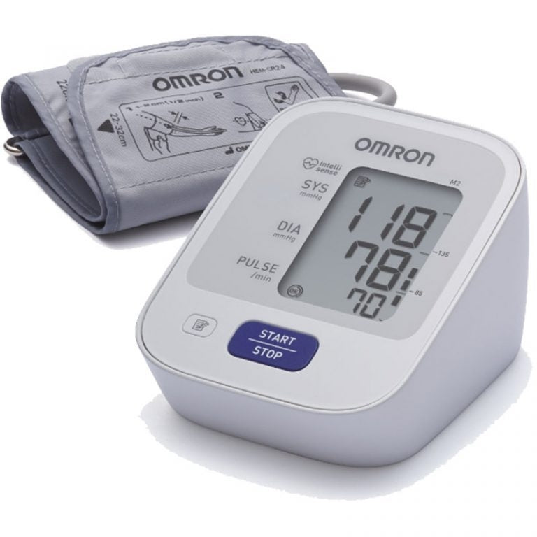 Gray Omron M2 Classic Blood Pressure Monitor