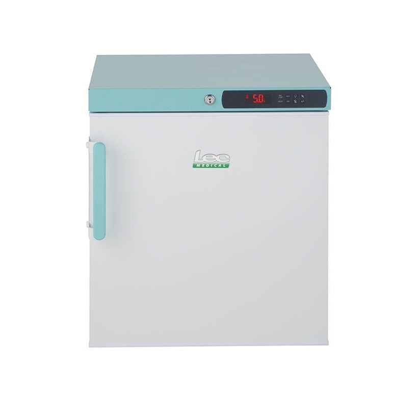 Light Gray Lec PPSR47UK - 47L Countertop Pharmacy Control Plus Refrigerator Solid Door