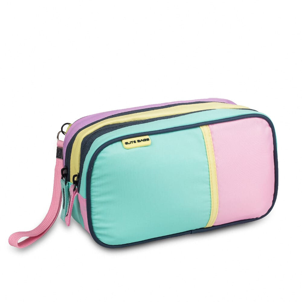 Light Gray Isothermal Diabetes Bag- Pink