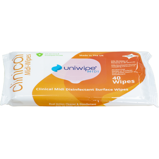 Uniwipe Clinical Surface Disinfectant Wipes X 40