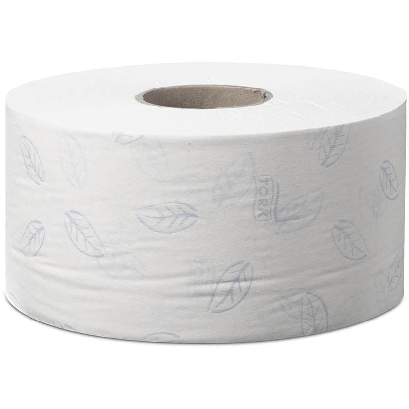 Light Gray Tork Premium Mini Jumbo Toilet Paper Roll x 12