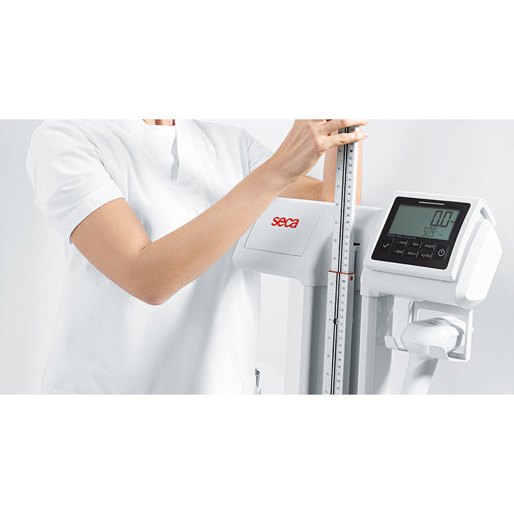 Light Gray seca 787 - EMR-Validated Column Scale with Eye-Level Display