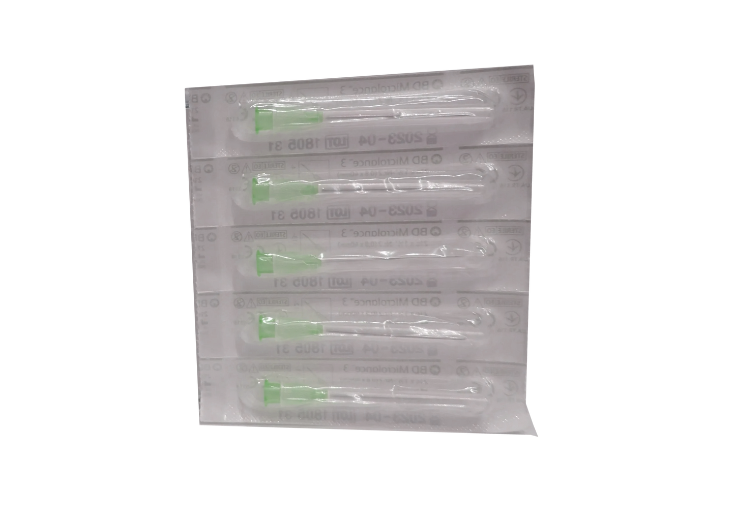 B & D Microlance 3 Needles Green 21G x 5/8 Inch per 100