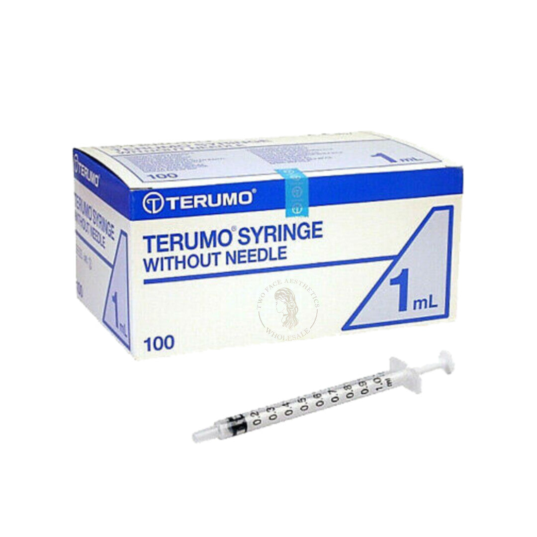 Terumo 3-part Syringe 1ml concentric luer slip x100