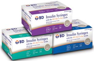 BD Micro Fine+ 0.5ml Insulin Syringe & Needle 29g x 12.7mm x 100