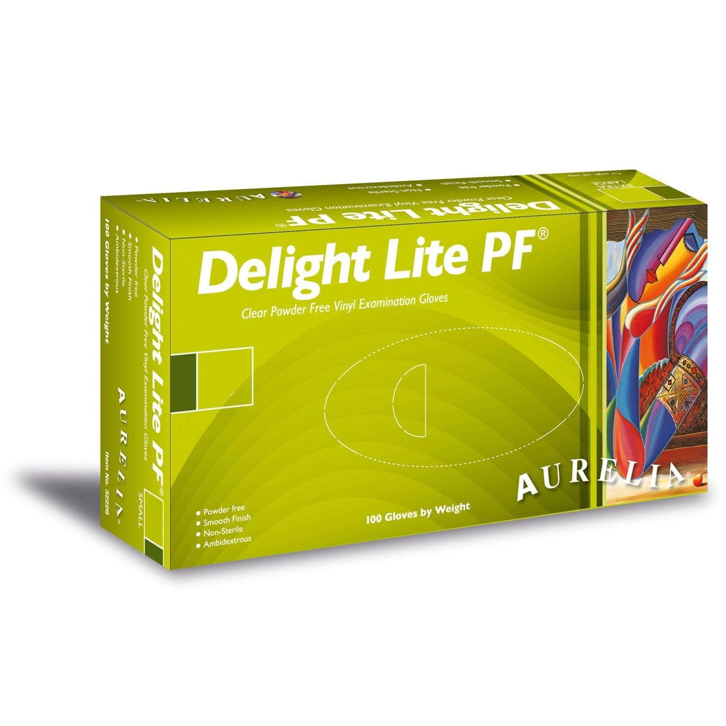 Delight Lite PF Vinyl Gloves - Box of 100