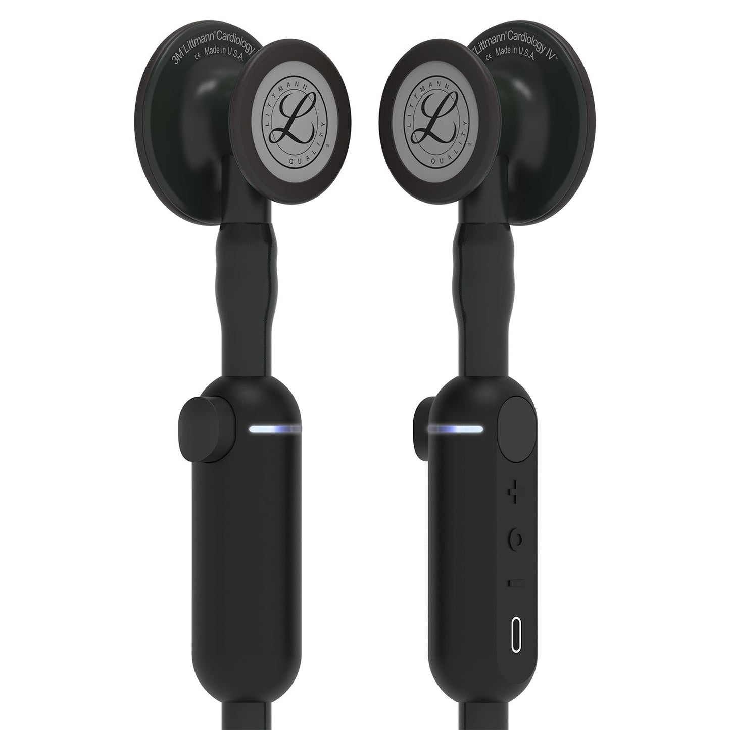 Dark Slate Gray Littmann CORE Digital Stethoscope 8490 - Black