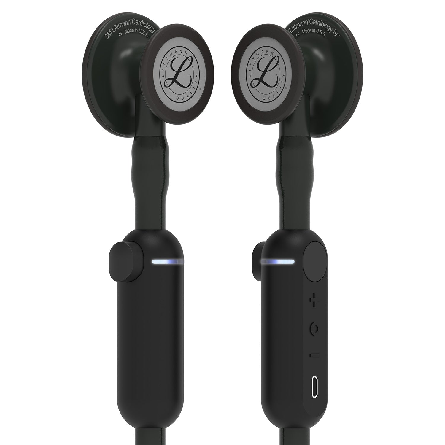 Dark Slate Gray Littmann CORE Digital Stethoscope 8490 - Black