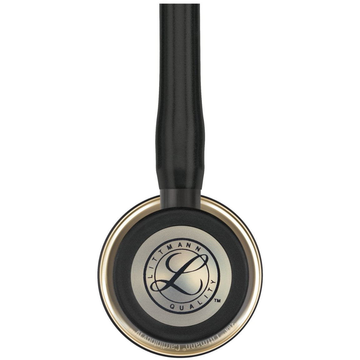 3M Littmann Cardiology IV Stethoscope - Black - Champagne Chestpiece - 6179 - Medscope