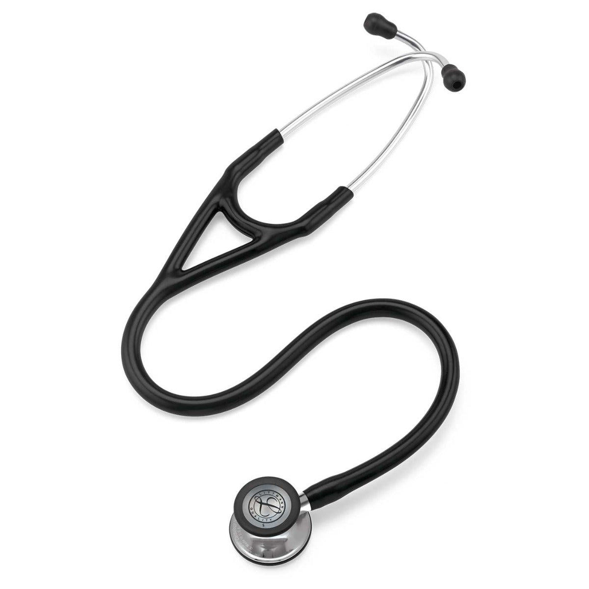 3M Littmann Cardiology IV Stethoscope Black - Mirror-Finish Chestpiece - 6177 - Medscope