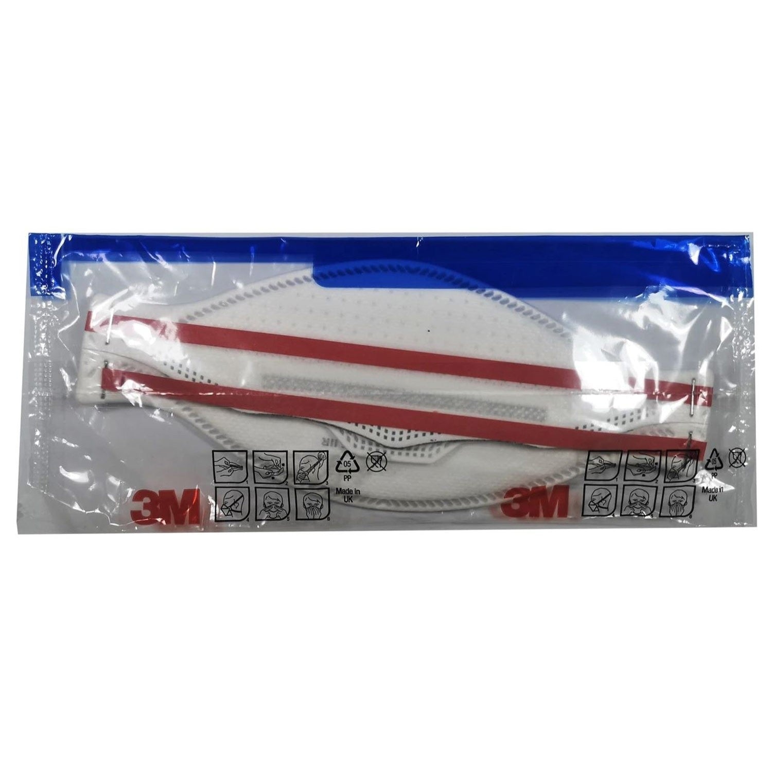 Dark Gray 3M™ 1863+ Aura™ Disposable Healthcare Respirator, FFP3 +IIR - Box of 20