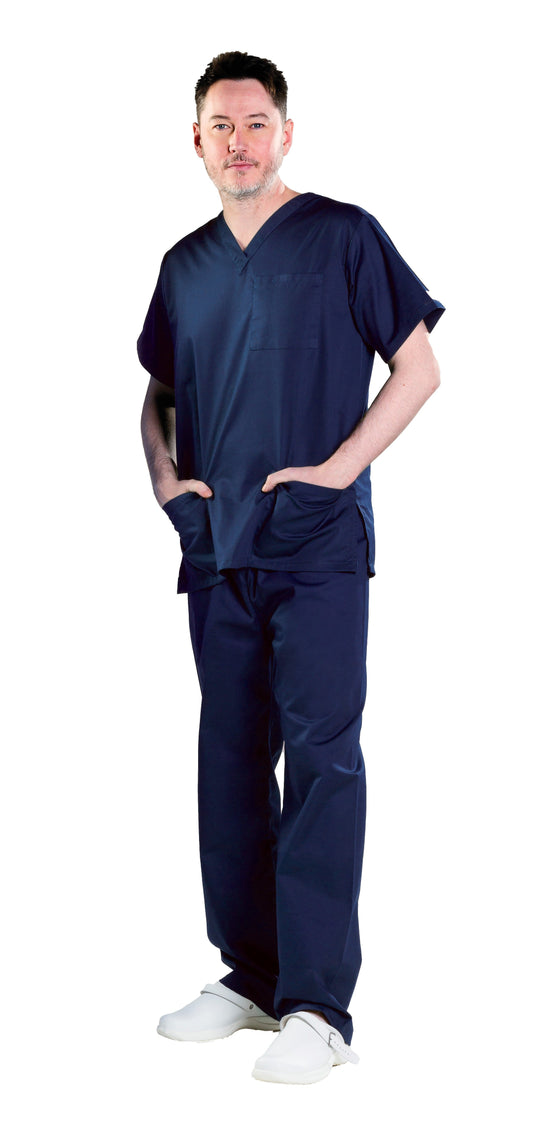 Unisex Smart Scrub Trouser - Navy Blue