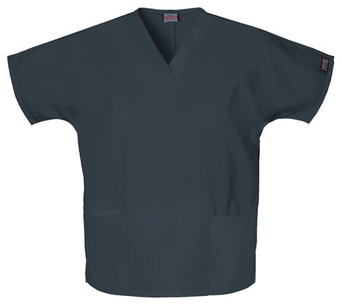 Cherokee Unisex Scrub Top - Pewter