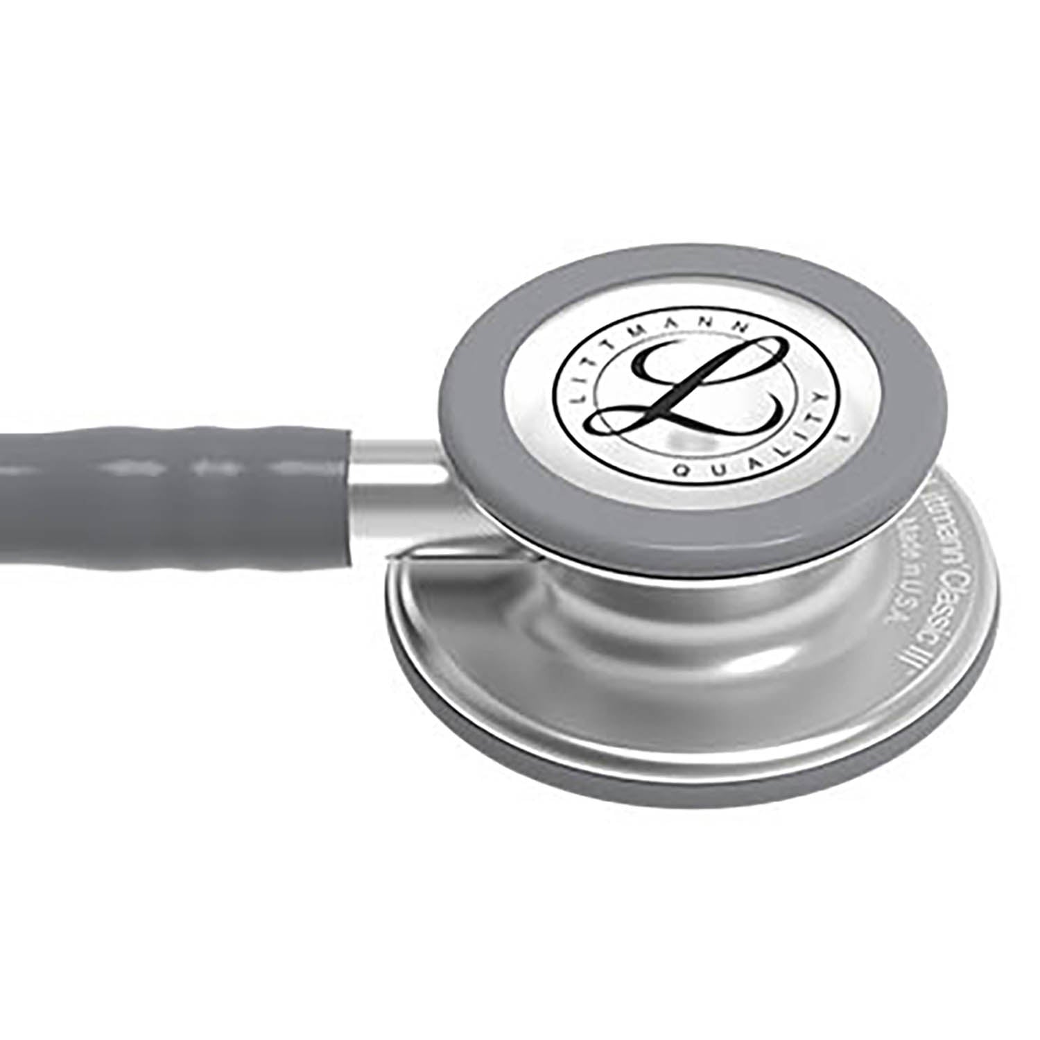 Light Slate Gray Littmann Classic III Monitoring Stethoscope: Grey 5621