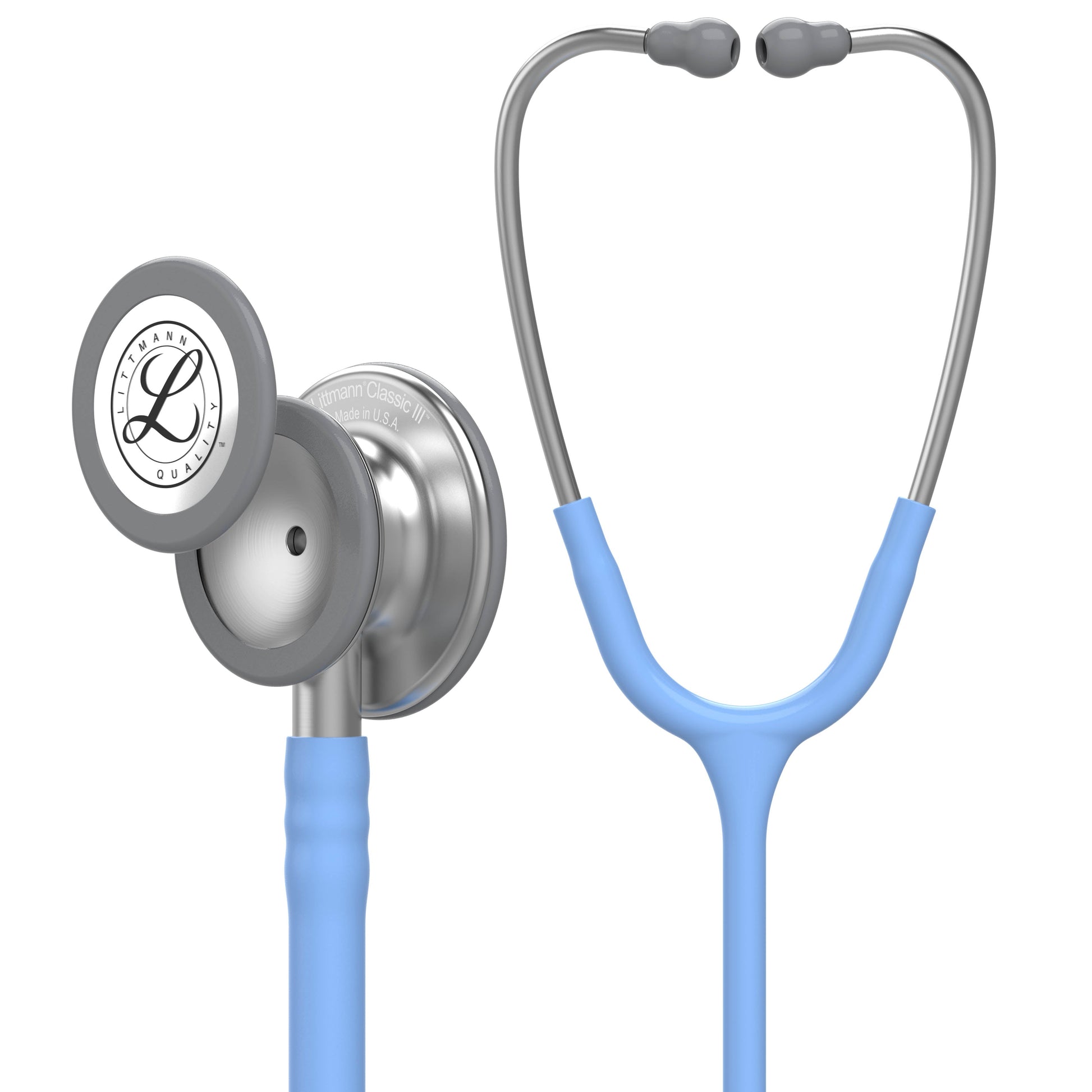 Light Slate Gray Littmann Classic III Monitoring Stethoscope: Ceil Blue 5630