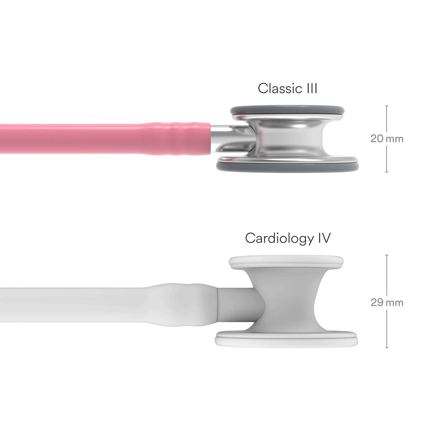 Gray Littmann Classic III Monitoring Stethoscope: Bubblegum Pink 5633