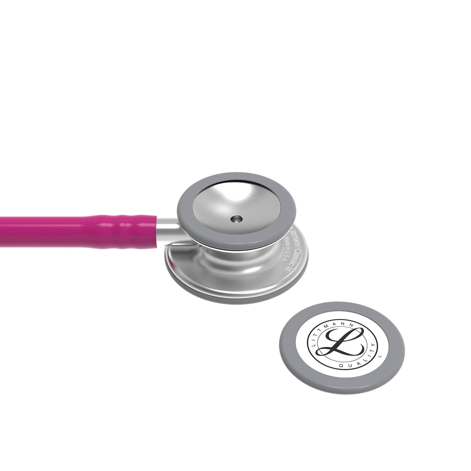 Dark Gray Littmann Classic III Monitoring Stethoscope: Raspberry 5648