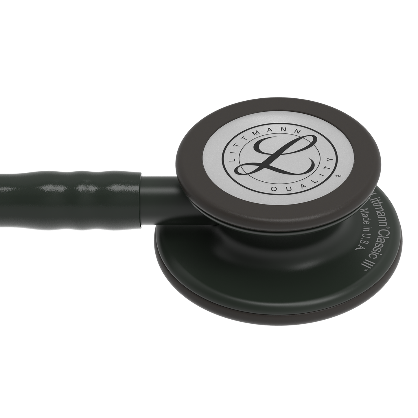 Dark Slate Gray Littmann Classic III Monitoring Stethoscope: All Black 5803