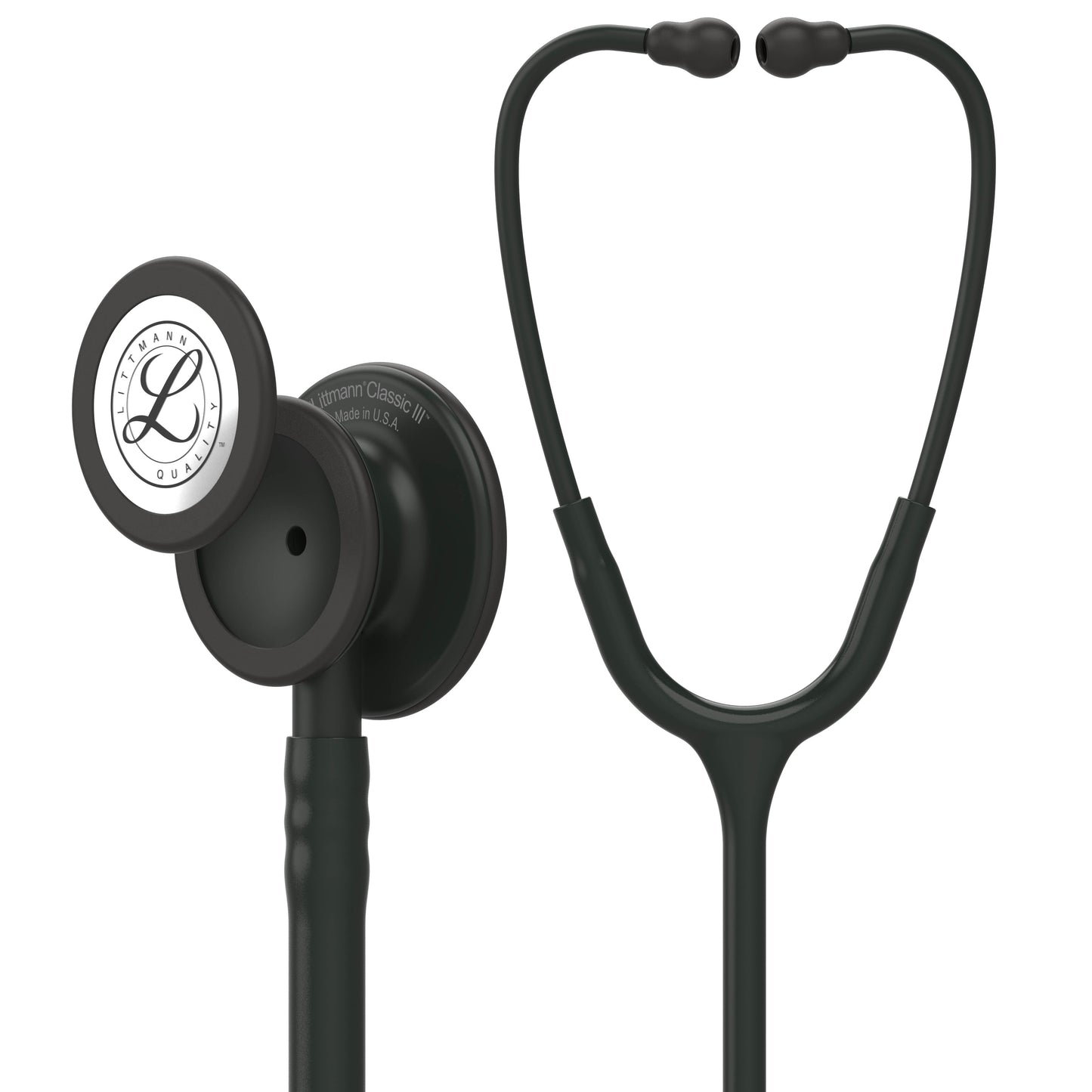 Dark Slate Gray Littmann Classic III Monitoring Stethoscope: All Black 5803