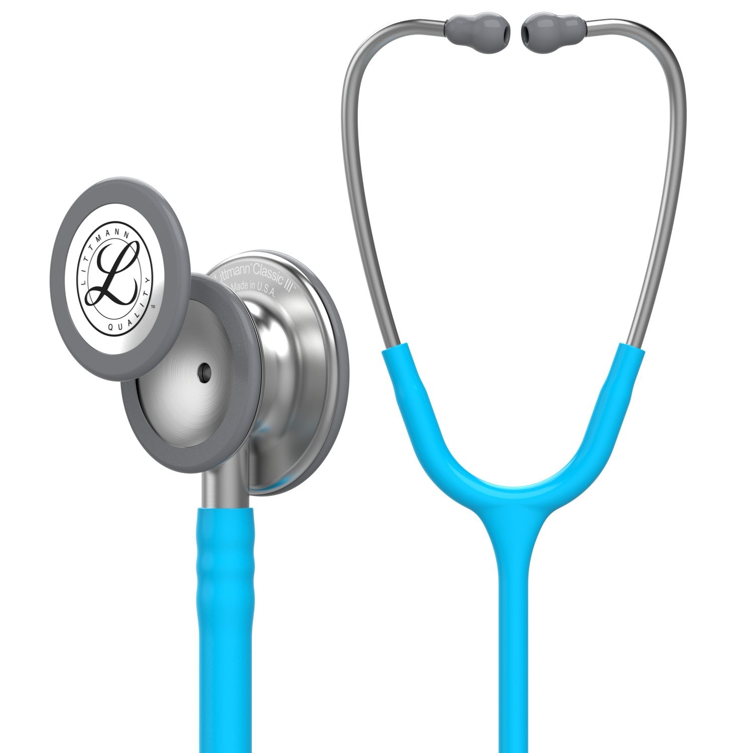 Cadet Blue Littmann Classic III Monitoring Stethoscope: Turquoise 5835