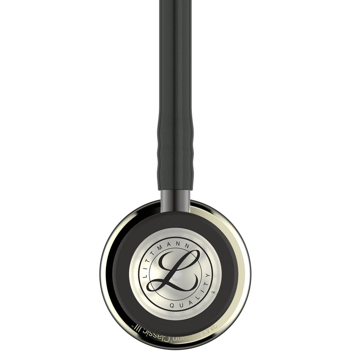 Light Gray Littmann Classic III Monitoring Stethoscope: Champagne & Black 5861