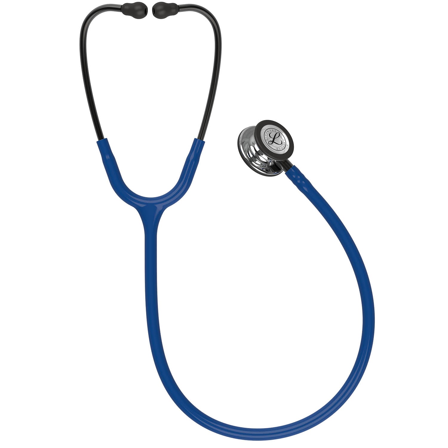 Dark Slate Blue Littmann Classic III Monitoring Stethoscope: Mirror & Navy Blue 5863