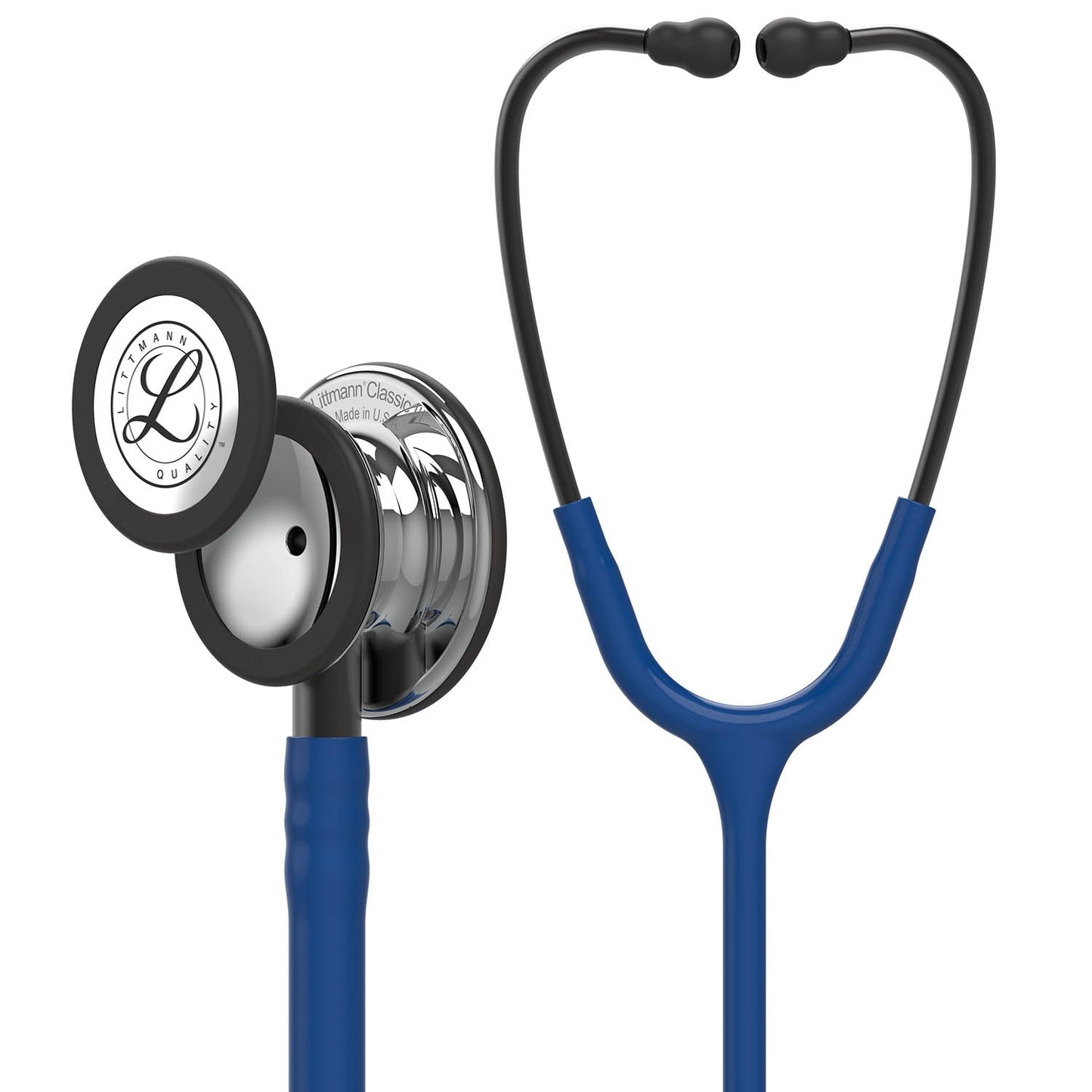 Dark Slate Gray Littmann Classic III Monitoring Stethoscope: Mirror & Navy Blue 5863