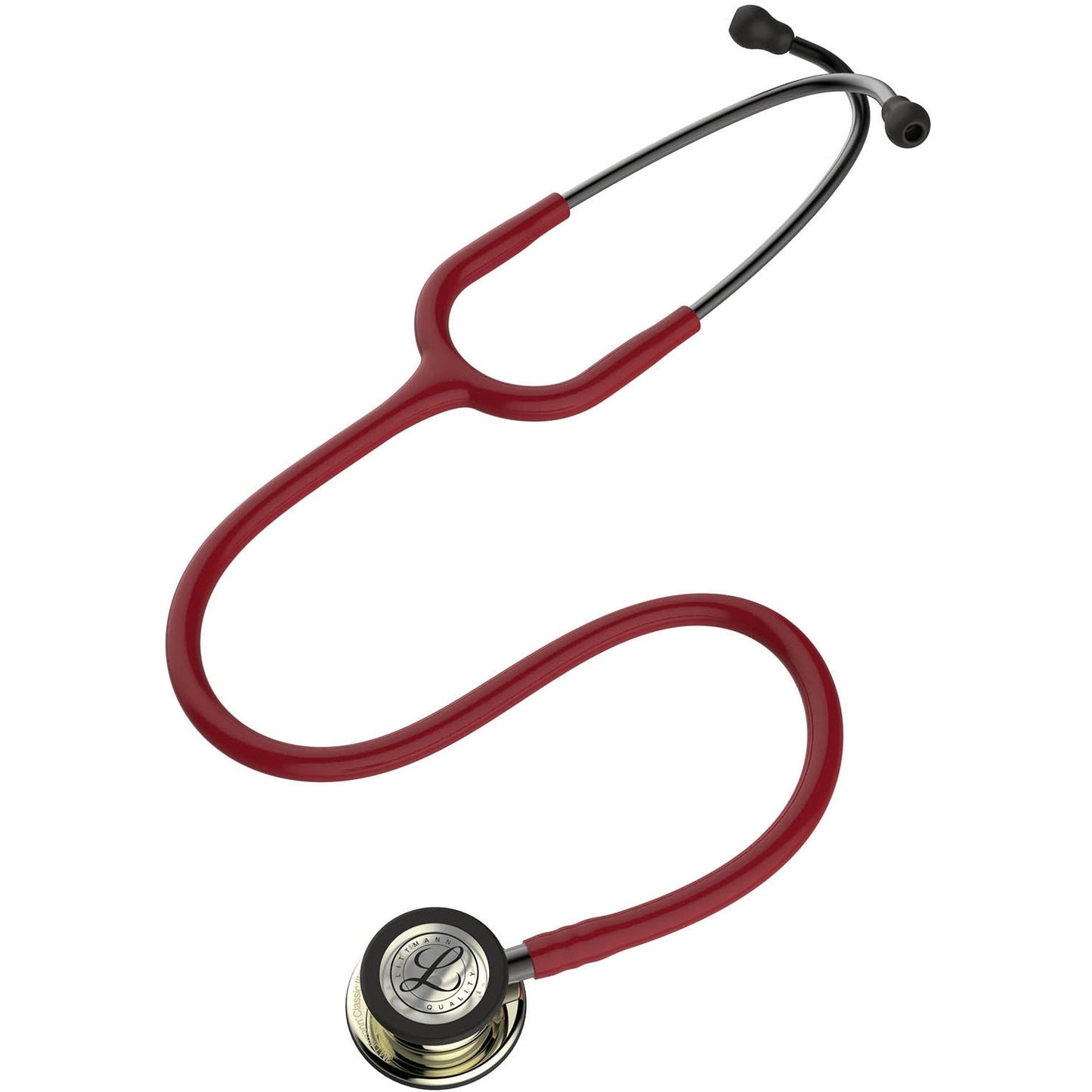 Sienna Littmann Classic III Monitoring Stethoscope: Champagne & Burgundy 5864