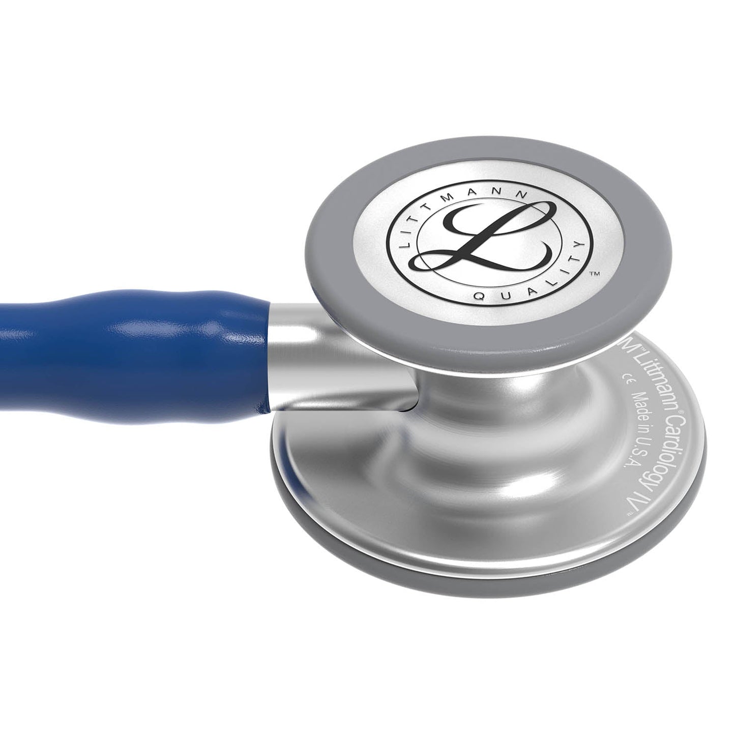 Dark Gray Littmann Cardiology IV Diagnostic Stethoscope: Navy Blue 6154