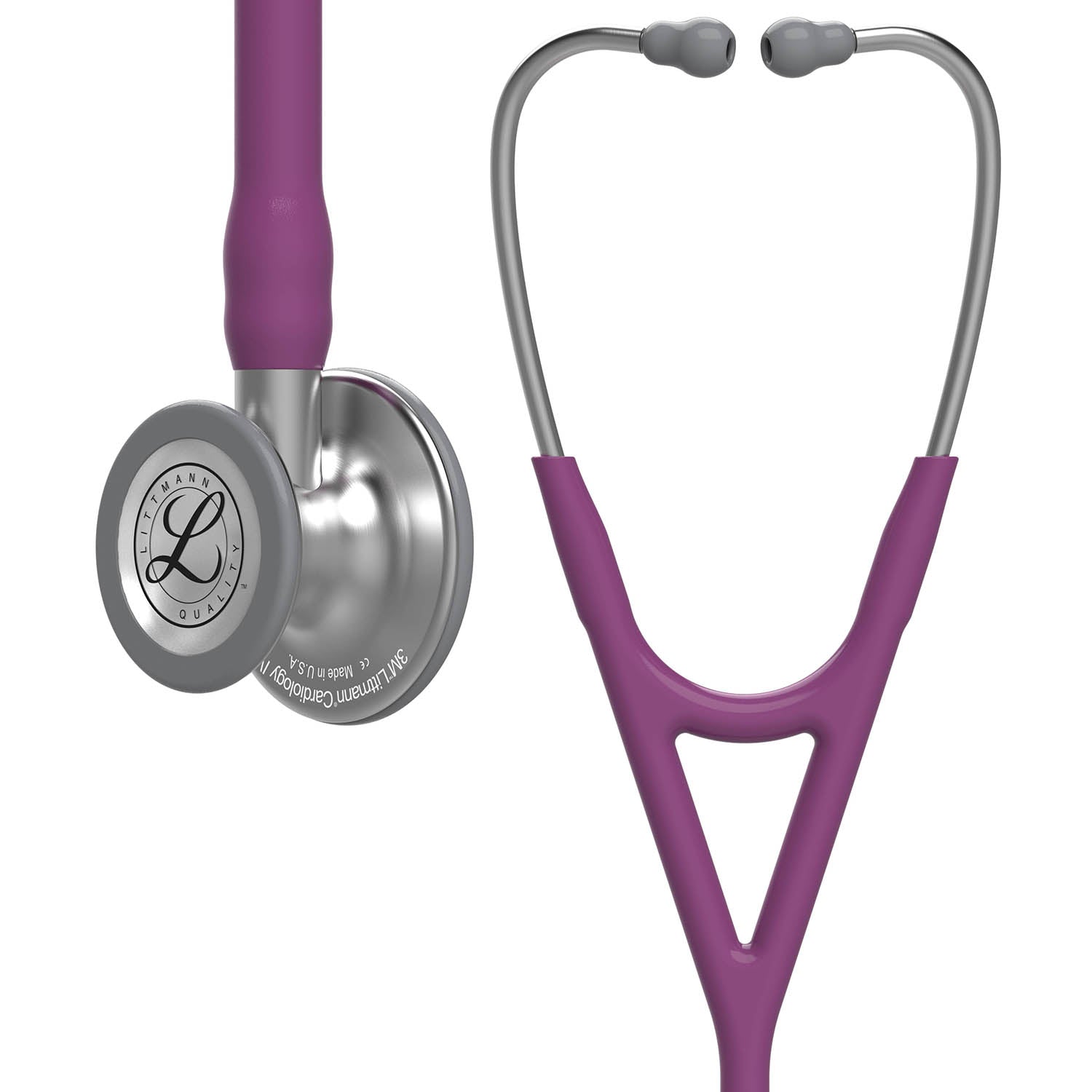 Dim Gray Littmann Cardiology IV Diagnostic Stethoscope: Plum 6156