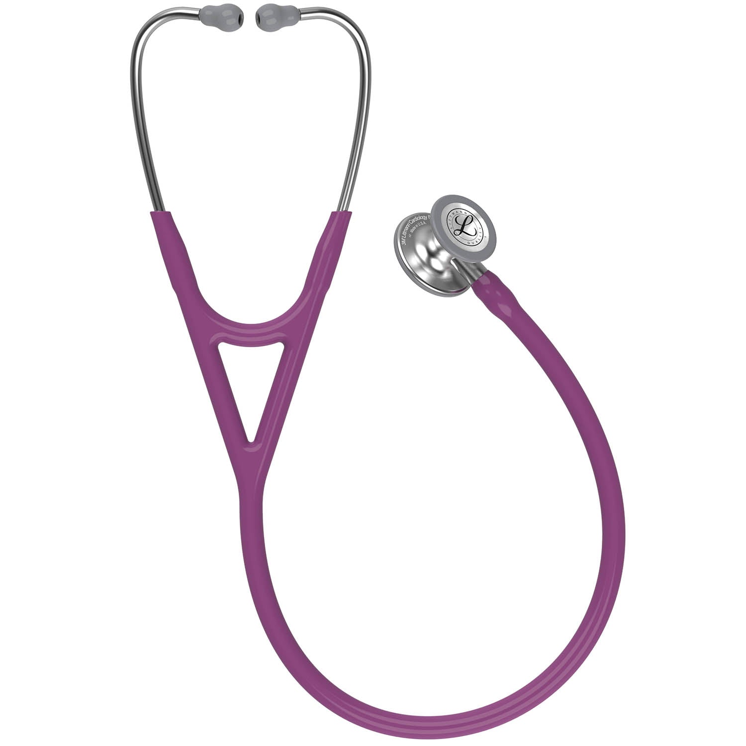 Dim Gray Littmann Cardiology IV Diagnostic Stethoscope: Plum 6156