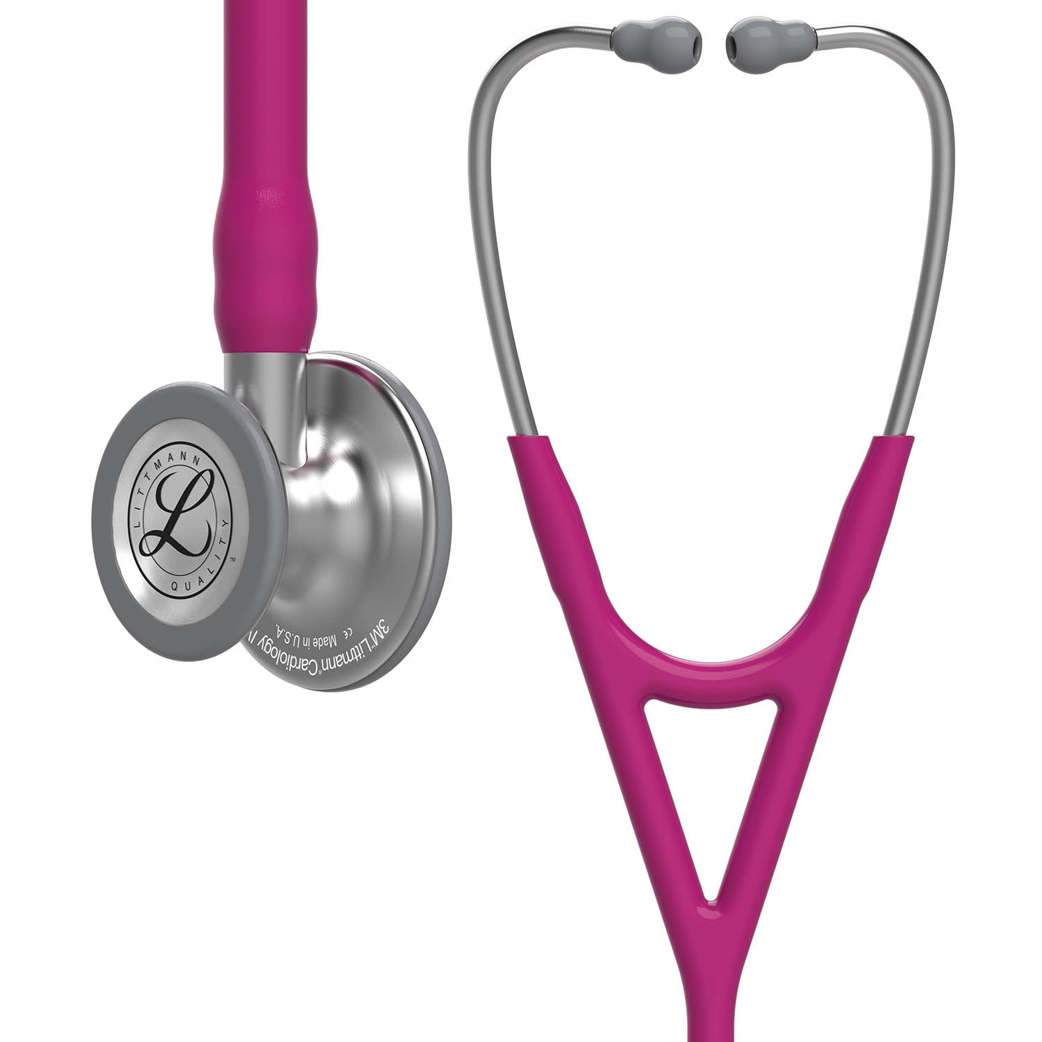 Dim Gray 3M Littmann Cardiology IV Stethoscope Raspberry - 6158