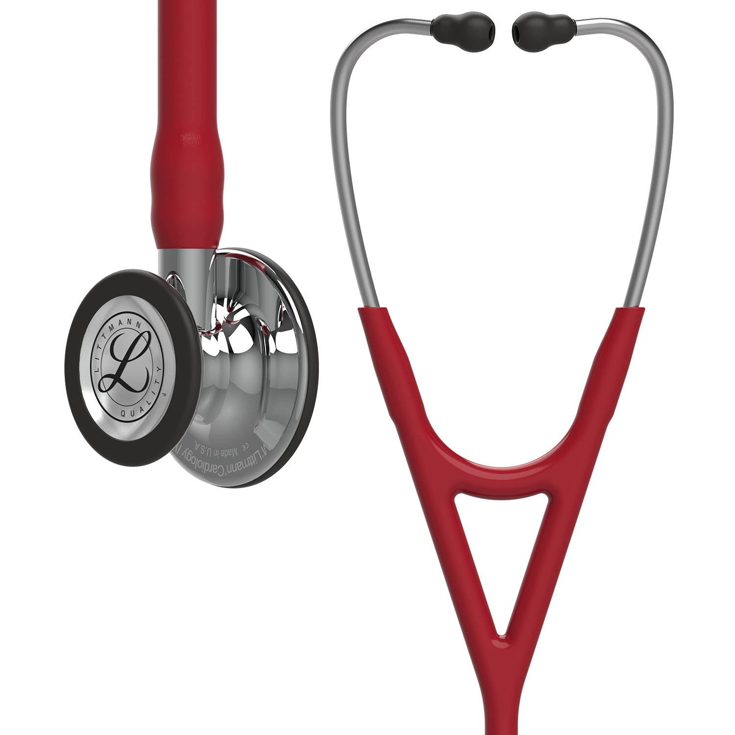 Sienna Littmann Cardiology IV Diagnostic Stethoscope: Burgundy - Mirror Finish 6170