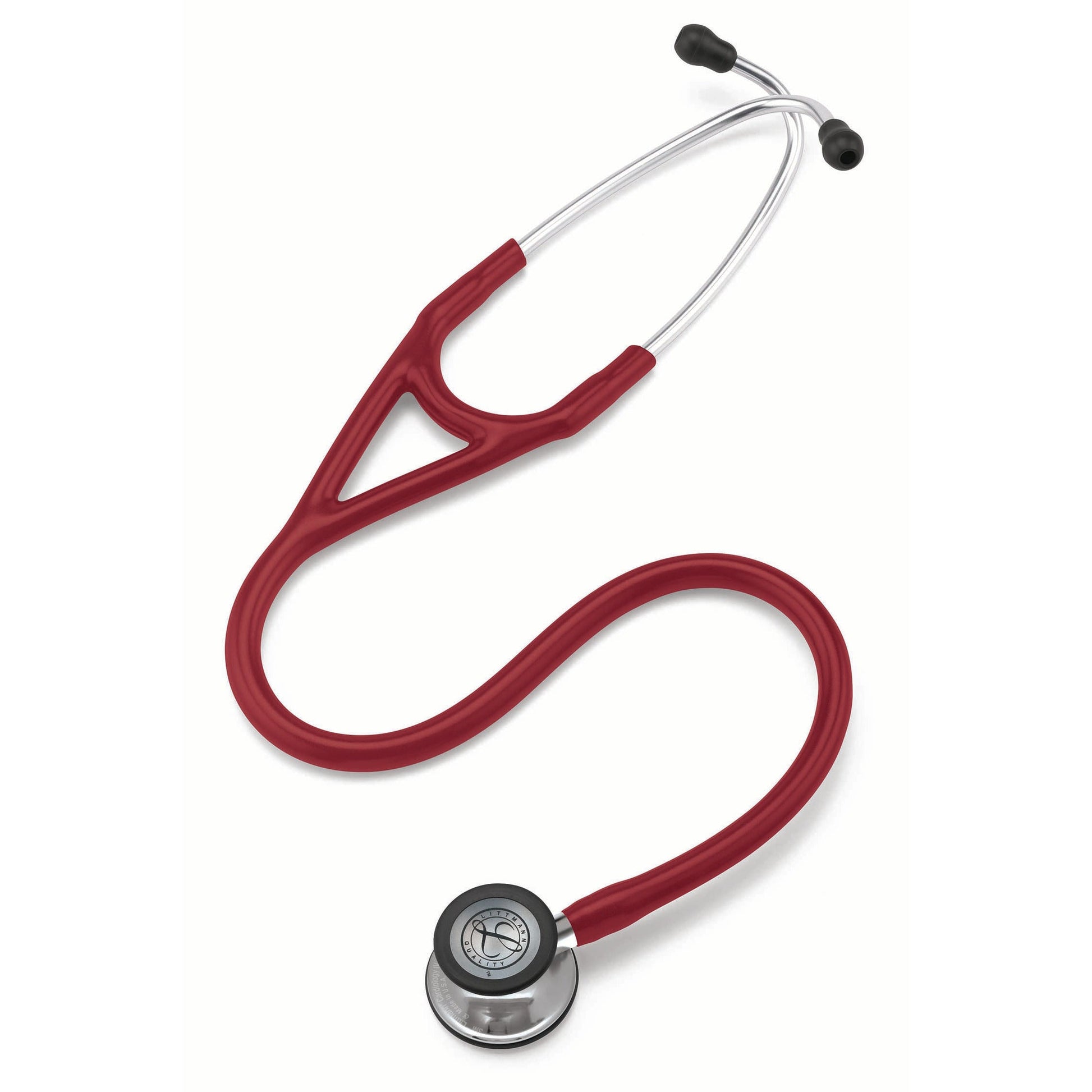 Brown Littmann Cardiology IV Diagnostic Stethoscope: Burgundy - Mirror Finish 6170