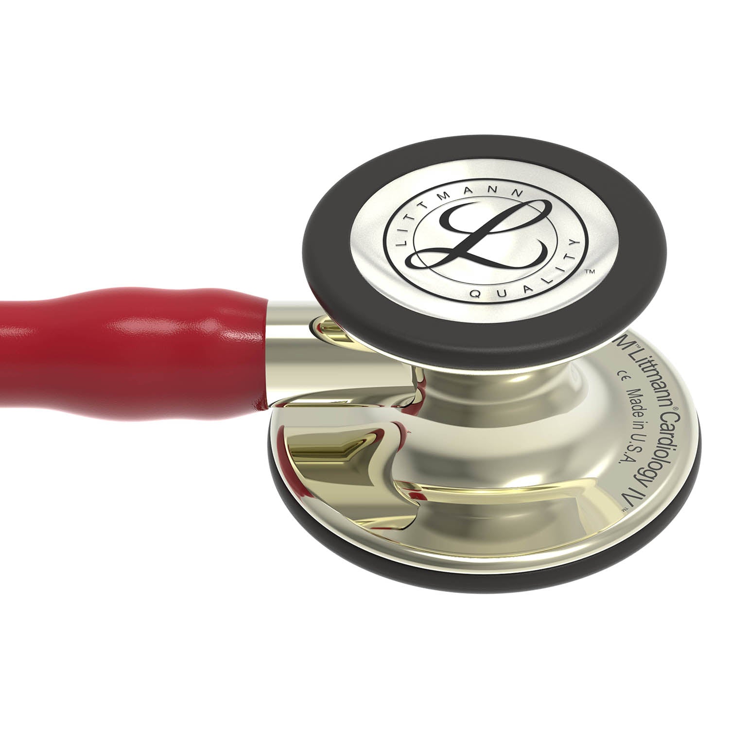 Gray Littmann Cardiology IV Diagnostic Stethoscope: Champagne & Burgundy Tube 6176