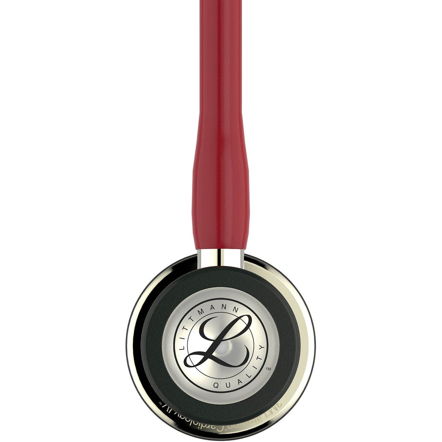 Dark Slate Gray Littmann Cardiology IV Diagnostic Stethoscope: Champagne & Burgundy Tube 6176