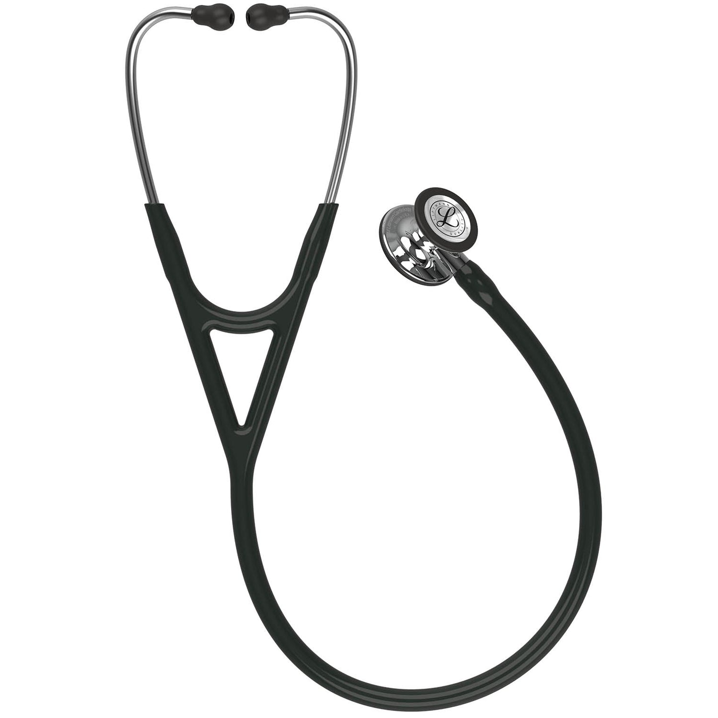 Dark Slate Gray 3M Littmann Cardiology IV Stethoscope Black - Mirror-Finish Chestpiece - 6177