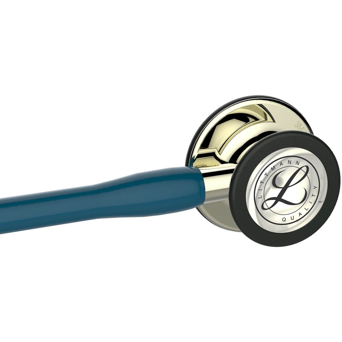 Light Gray Littmann Cardiology IV Diagnostic Stethoscope: Champagne & Caribbean Blue 6190