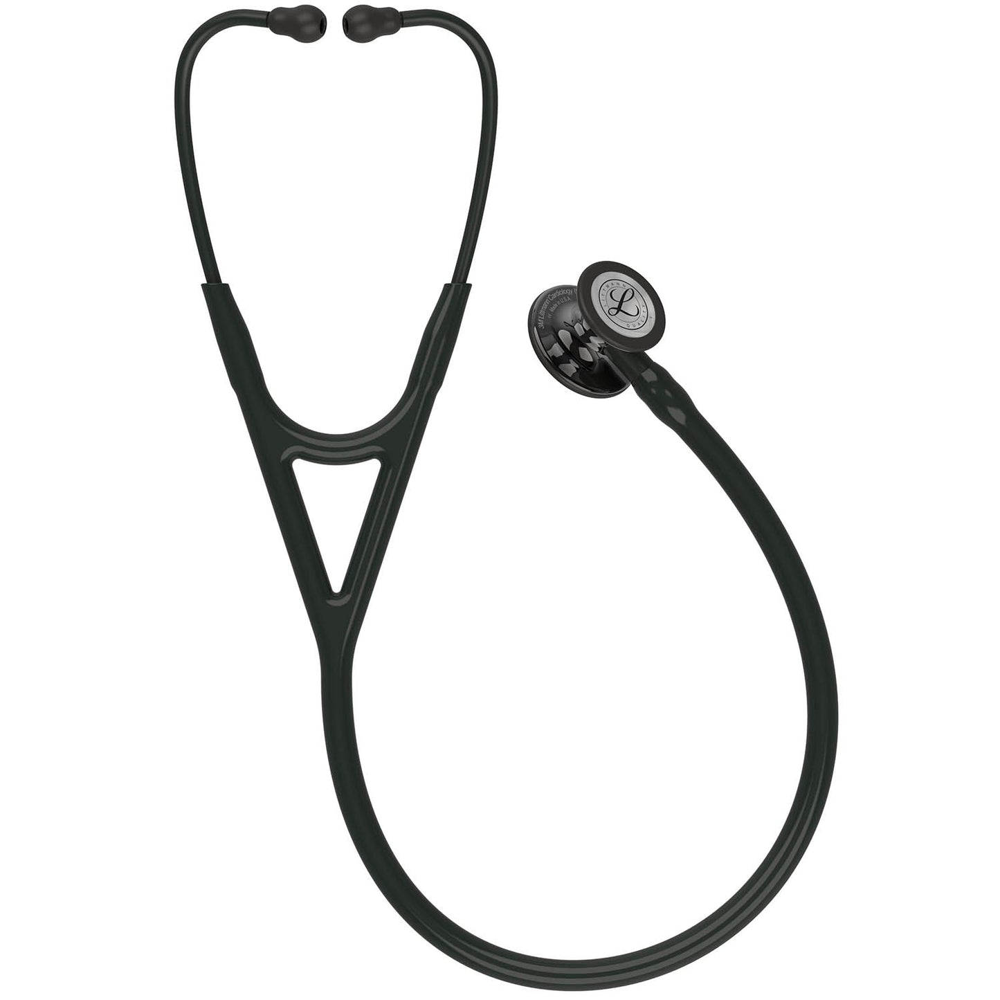 Dark Slate Gray Littmann Cardiology IV Diagnostic Stethoscope: Smoke & Black - Black Stem 6232