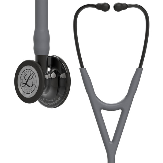 Dim Gray Littmann Cardiology IV Diagnostic Stethoscope: Smoke & Grey - Smoke Stem 6238