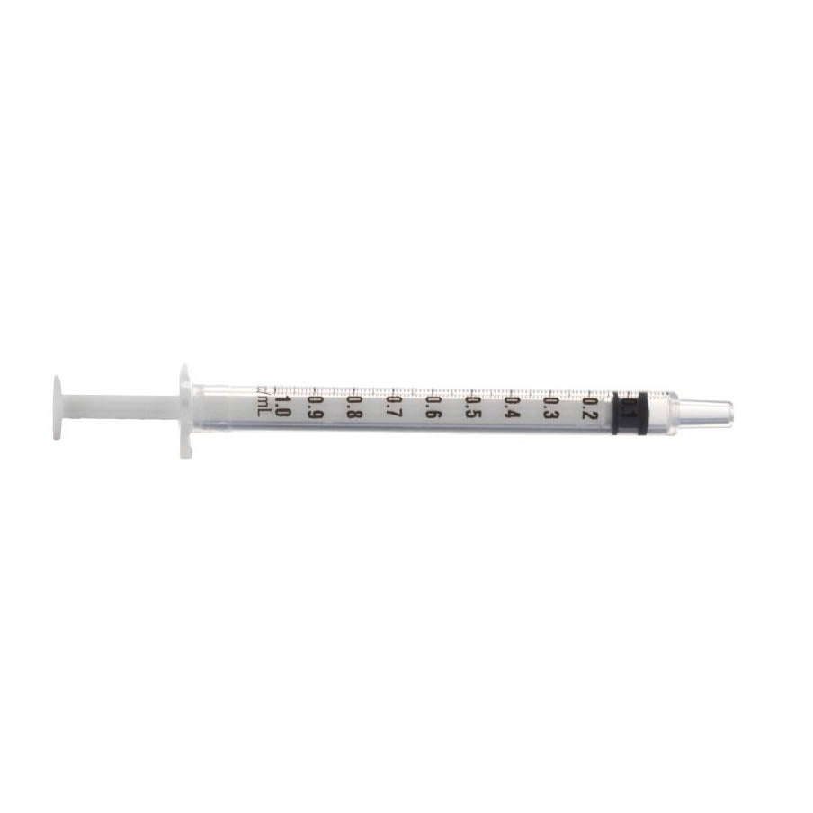 Terumo 3-part Syringe 1ml concentric luer slip x100