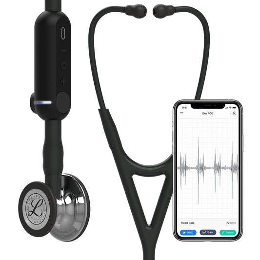 Dark Slate Gray Littmann CORE Digital Stethoscope 8869 - Mirror