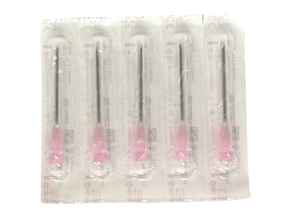 BD Microlance™ Hypodermic Needle, 18 G pink, 40 mm, 1½" per 100