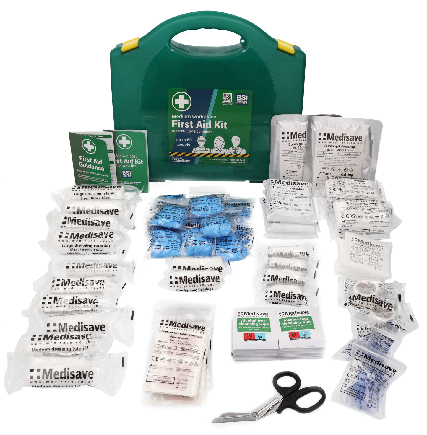 BS8599-1:2019 Workplace First Aid Kit - Medium