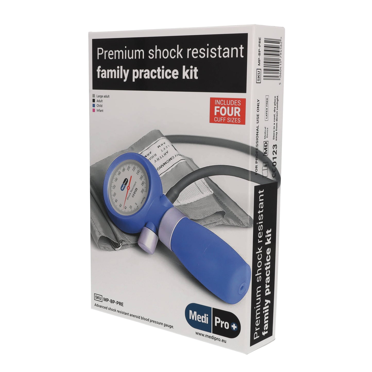 Premium Family Practice Sphygmomanometer With Adult & Child Cuffs