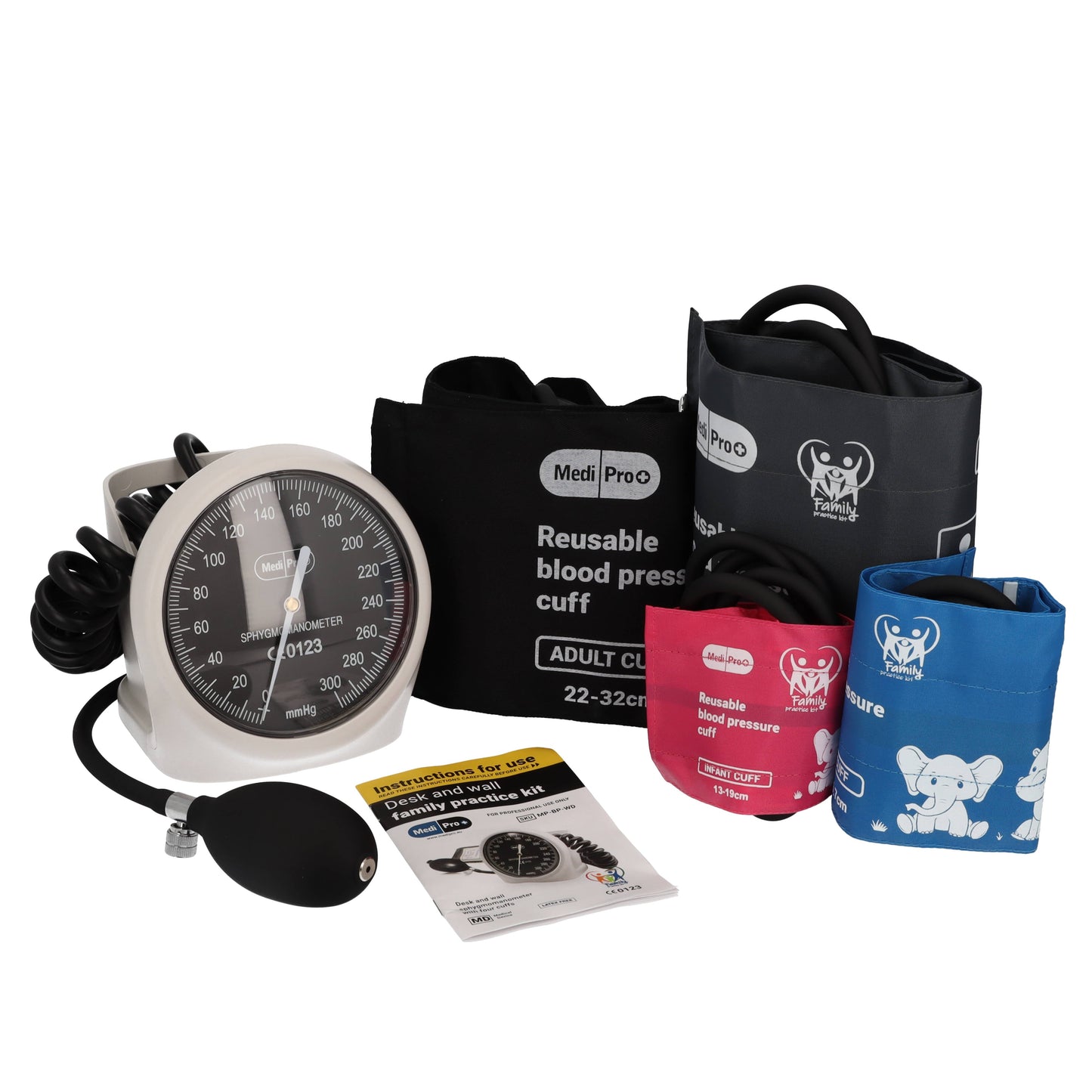 Desk And Wall Sphygmomanometer With Adult & Child Cuffs