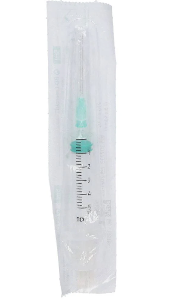 BD 2ml Syringe Complete with 23g x 1" Needle x 100