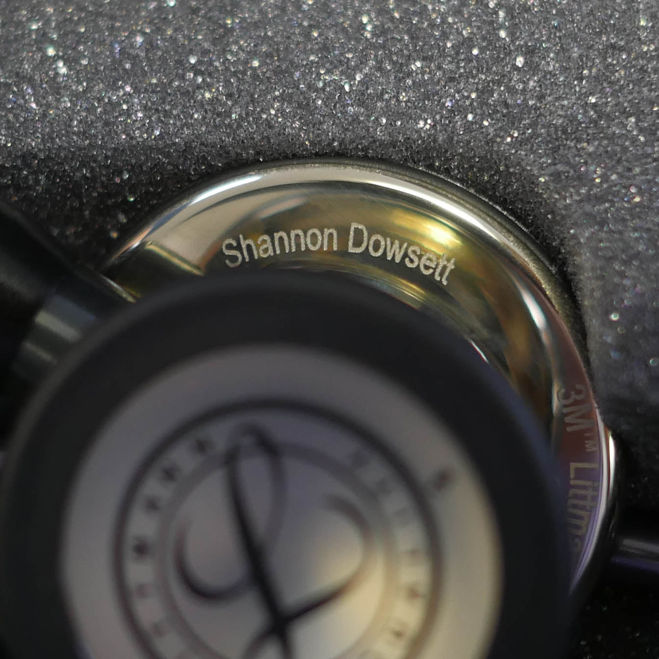 Littmann Cardiology IV Diagnostic Stethoscope: Champagne & Caribbean Blue 6190